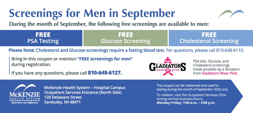 Men's Health Month - Free Screenings
